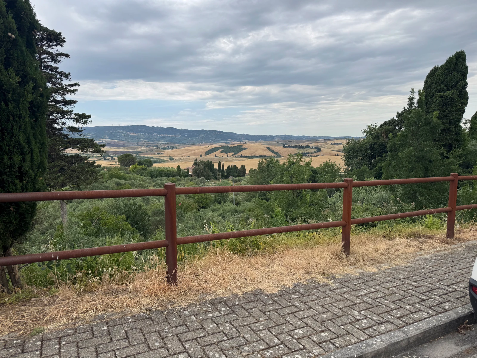 Paesaggio rurale prima dell'inserimento del progetto