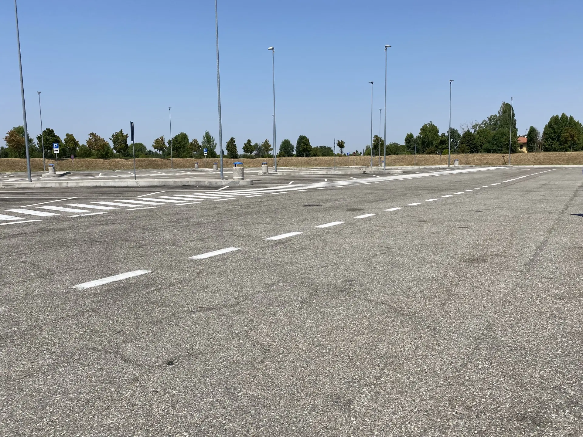Stato originale - Fotoinserimenti per impianto fotovoltaico su pensiline – integrazione nel contesto infrastrutturale